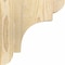 Ekena Millwork New Brighton Rough Sawn Corbel, Douglas Fir, 4"W x 10"D x 10"H COR04X10X10NEB00RDF - alternate 3
